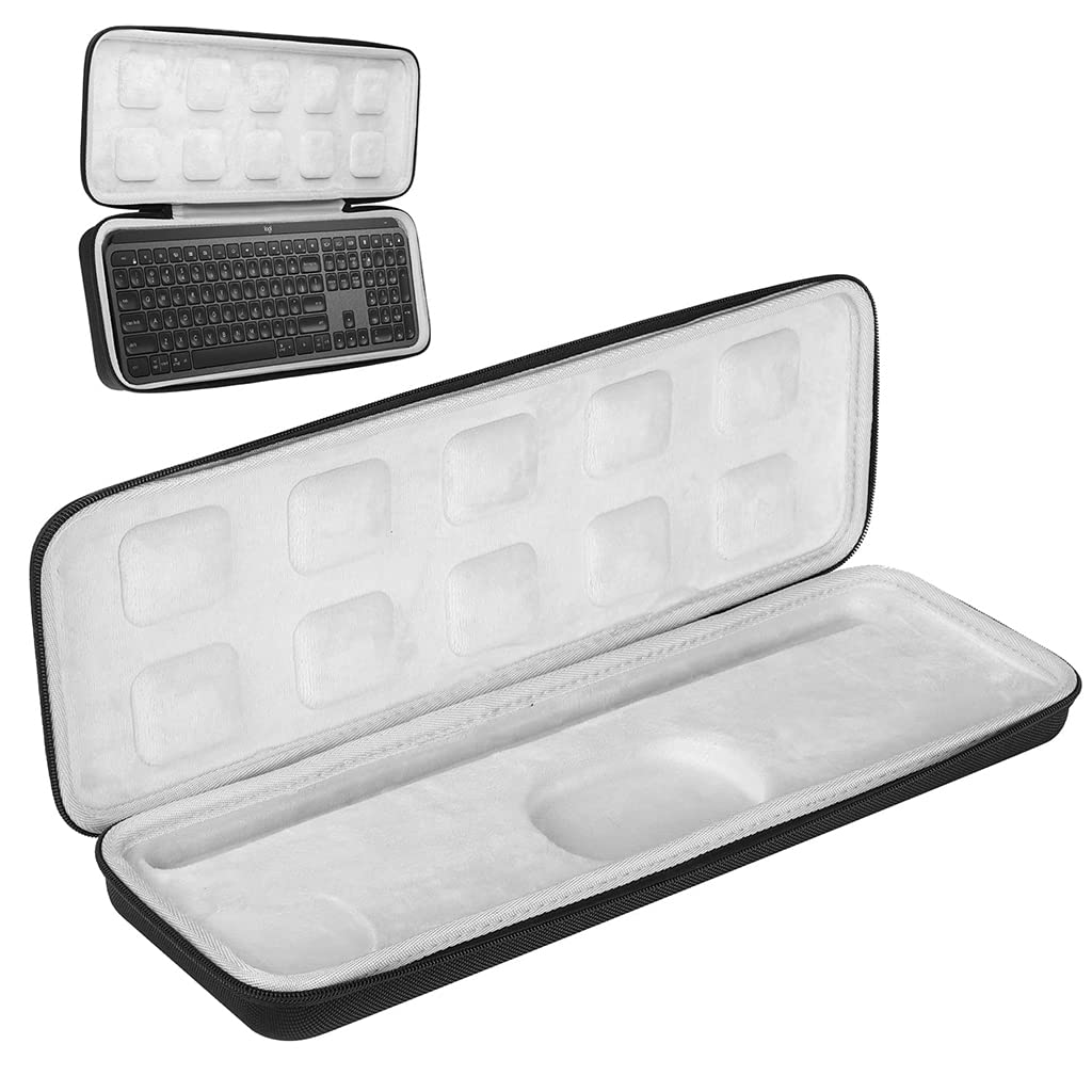 Verilux Hard EVA Storage Case for MX Keys Advanced Waterproof Keyboard Hard Storage Bag Keyboard Sorage Case Travel Case Verilux Hard EVA Storage Case for MX Keys Advanced Waterproof Keyboard Hard Storage Bag Keyboard Sorage Case Travel Case